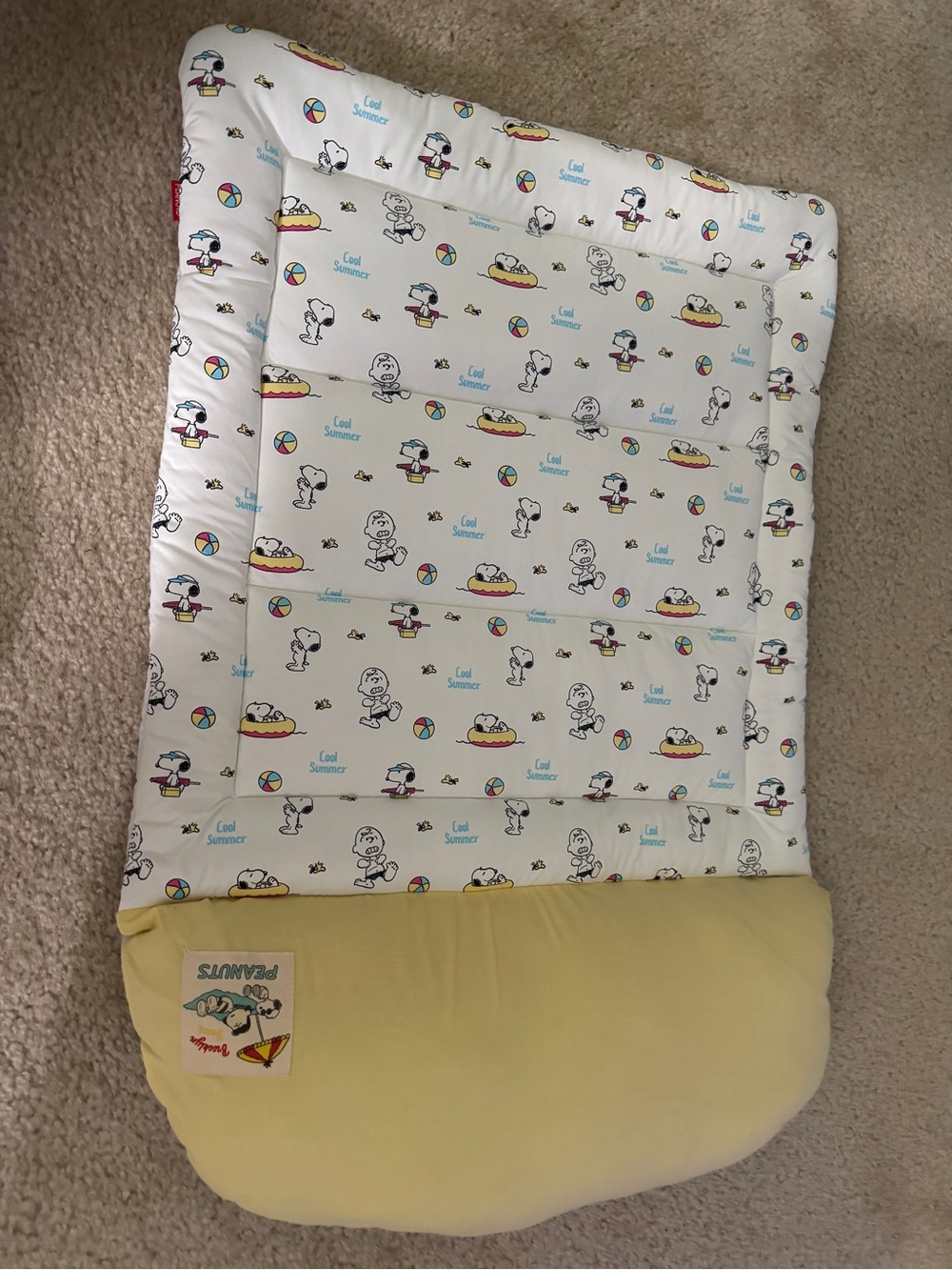 Snoopy dog mat dog bed cooling bed